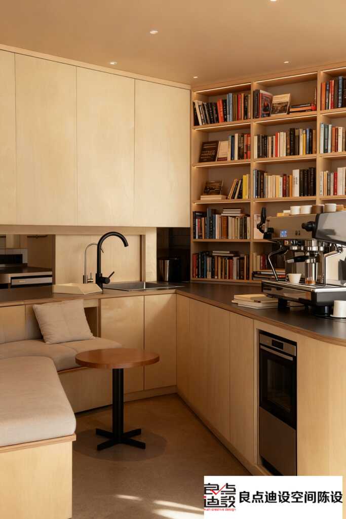 抄作业了!这家原木书香咖啡店软装设计，简直是“氛围感封神”现场!